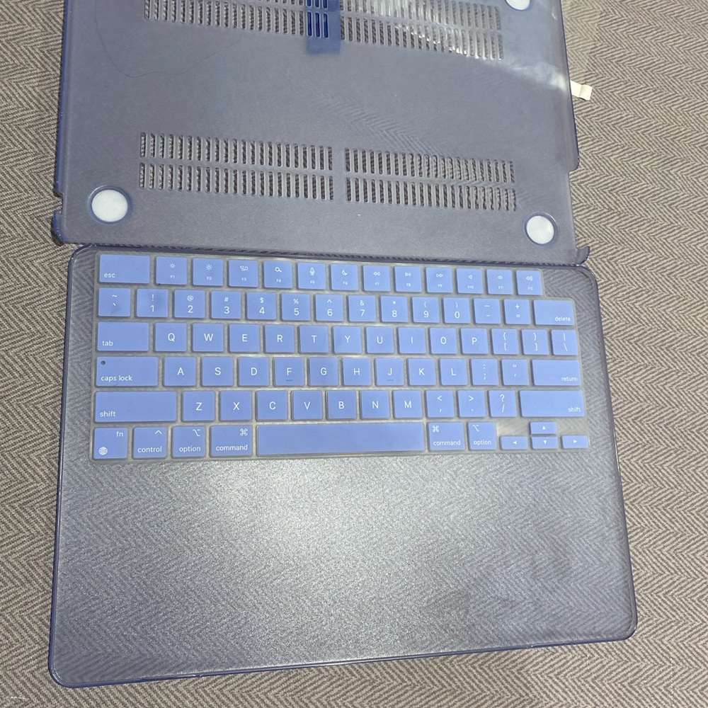 Blue Laptop Keyboard Cover